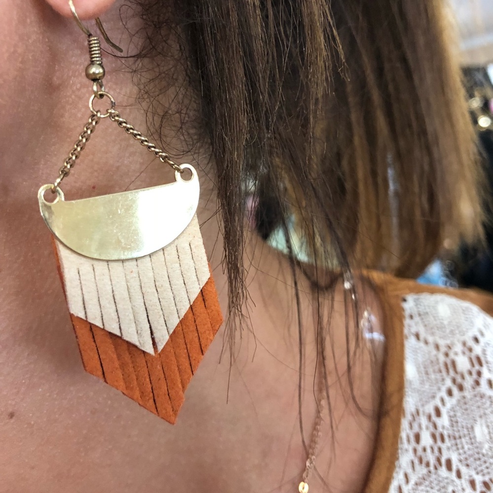 NEW~ CUSTOM ORDER LEATHER EARRINGS ~ SOO CUTE!!